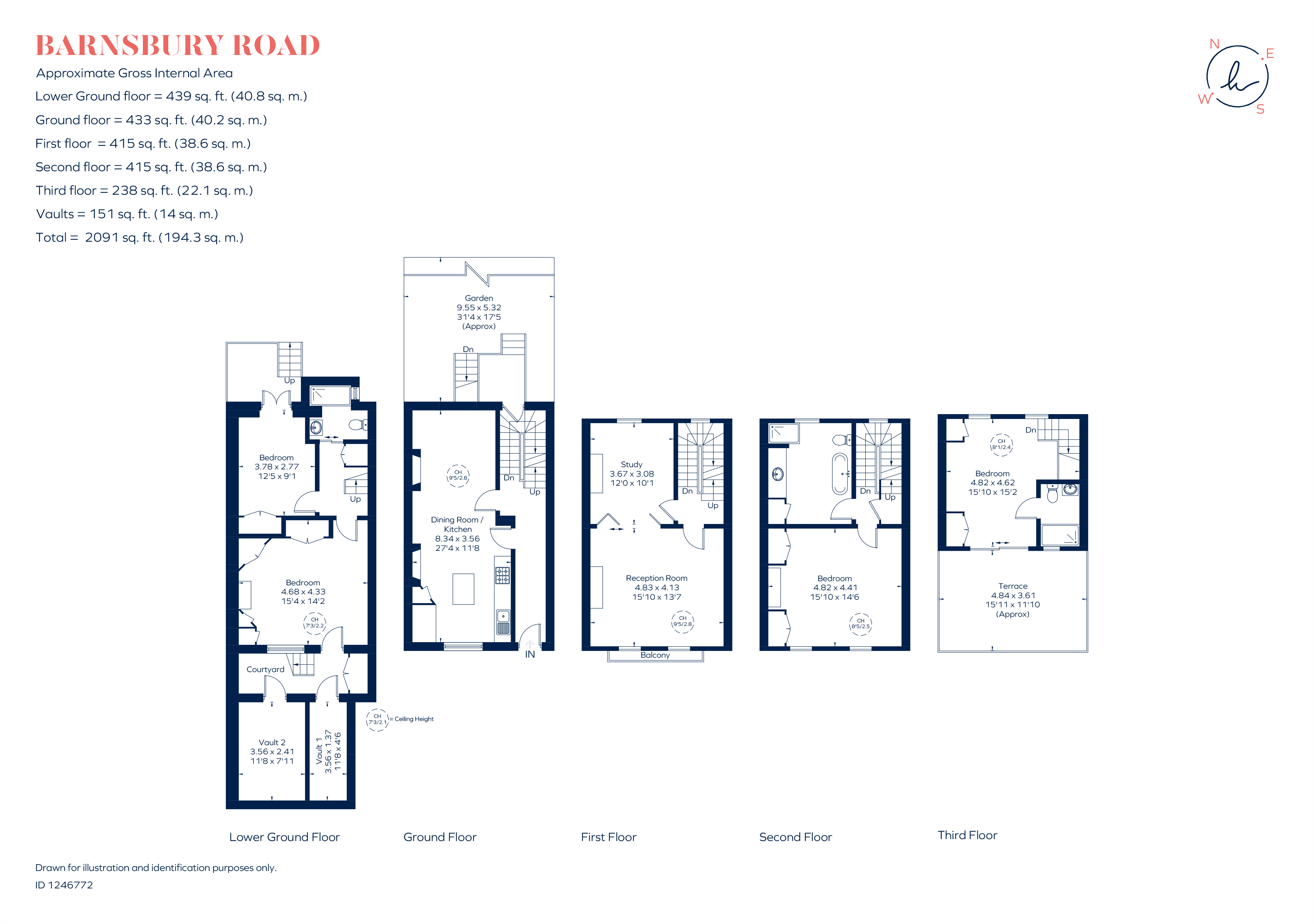 152, Barnsbury Road, LONDON floorplan