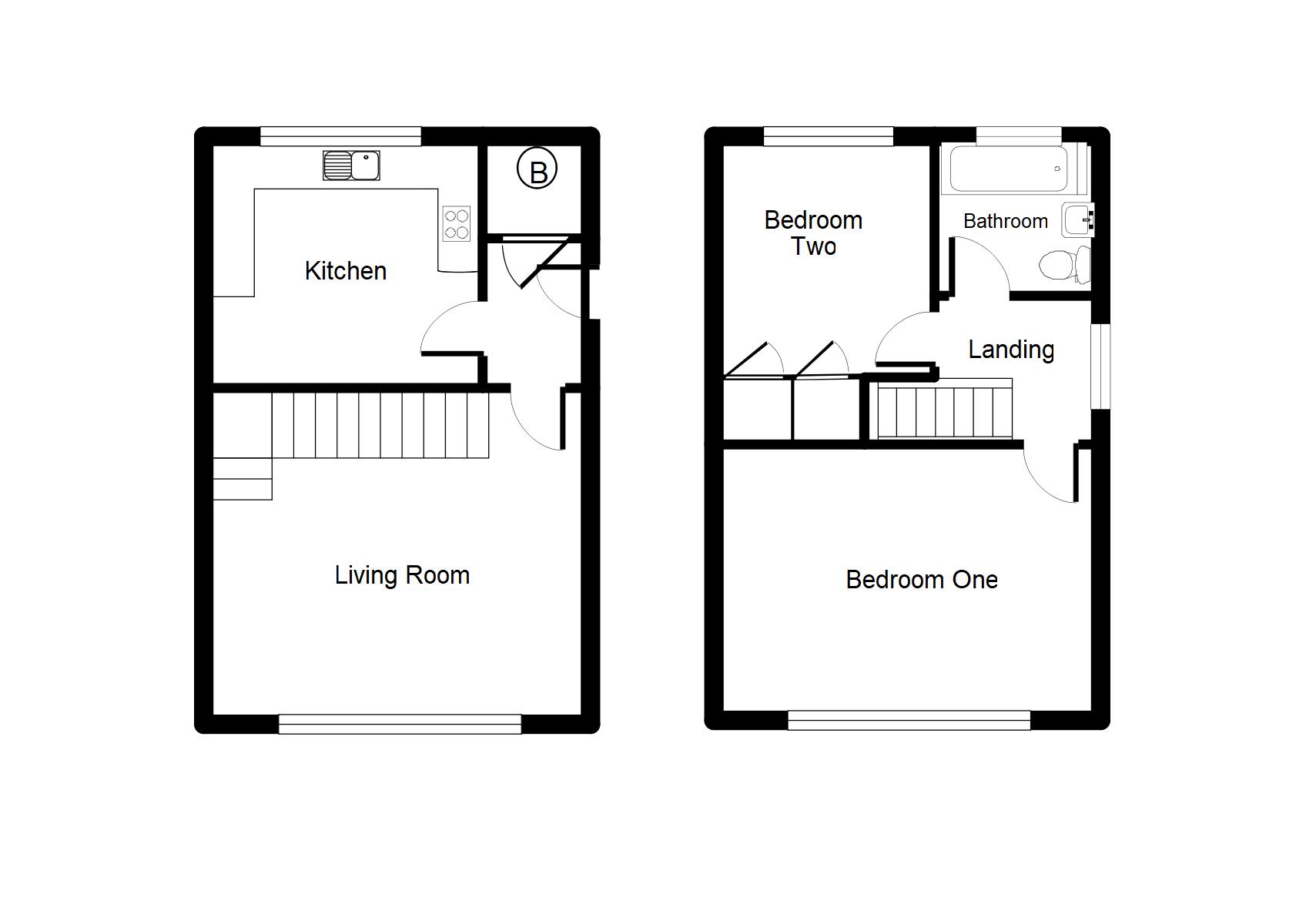 2 Bedrooms Semi-detached house for sale in Tan Y Felin, Greenfield, Holywell CH8