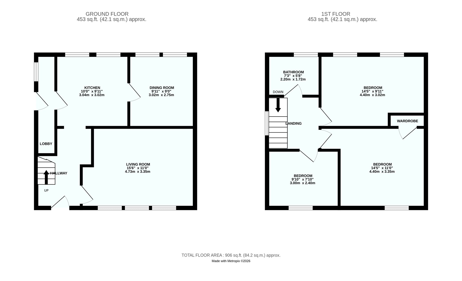 528, Budshead Road, Devon floorplan