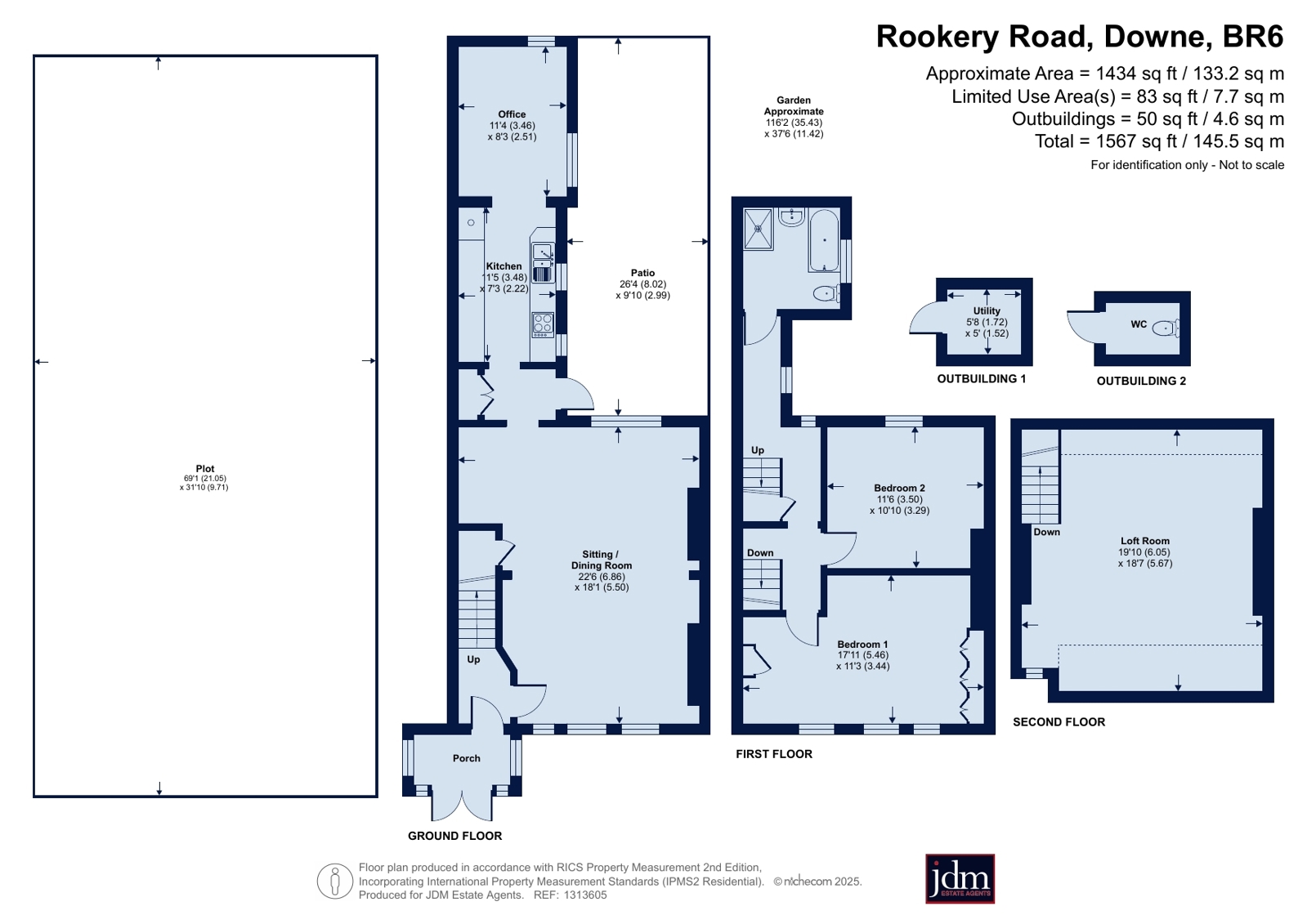 3 Crowhill,, Rookery Road, Orpington floorplan