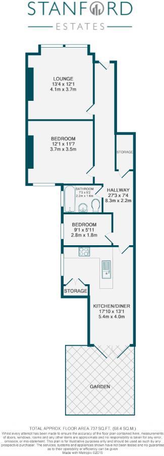 2 Bedrooms Flat to rent in Colfe Road, London SE23