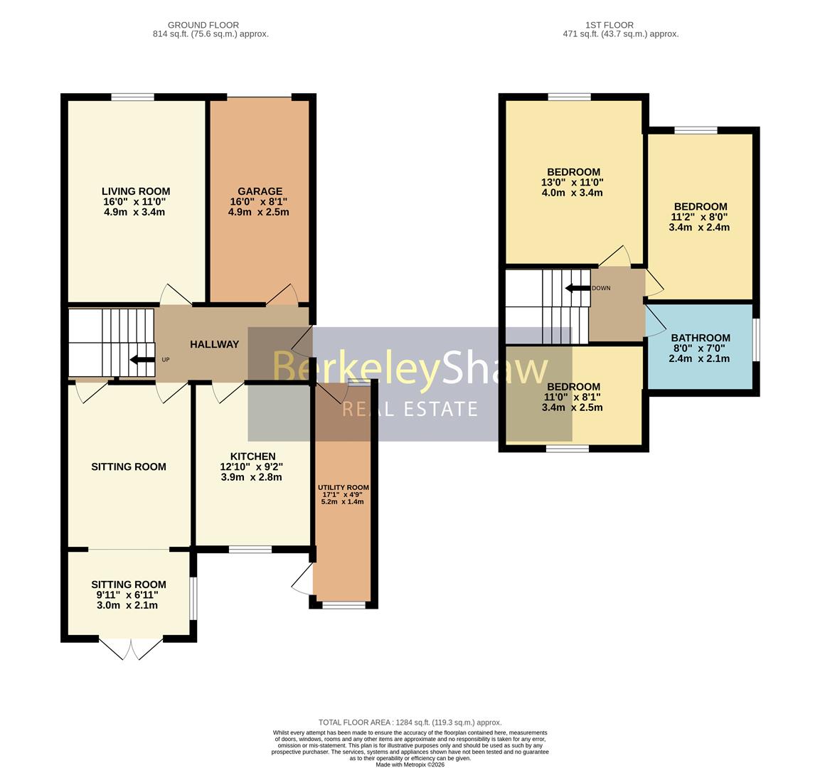 43, Deyes Lane, Maghull floorplan