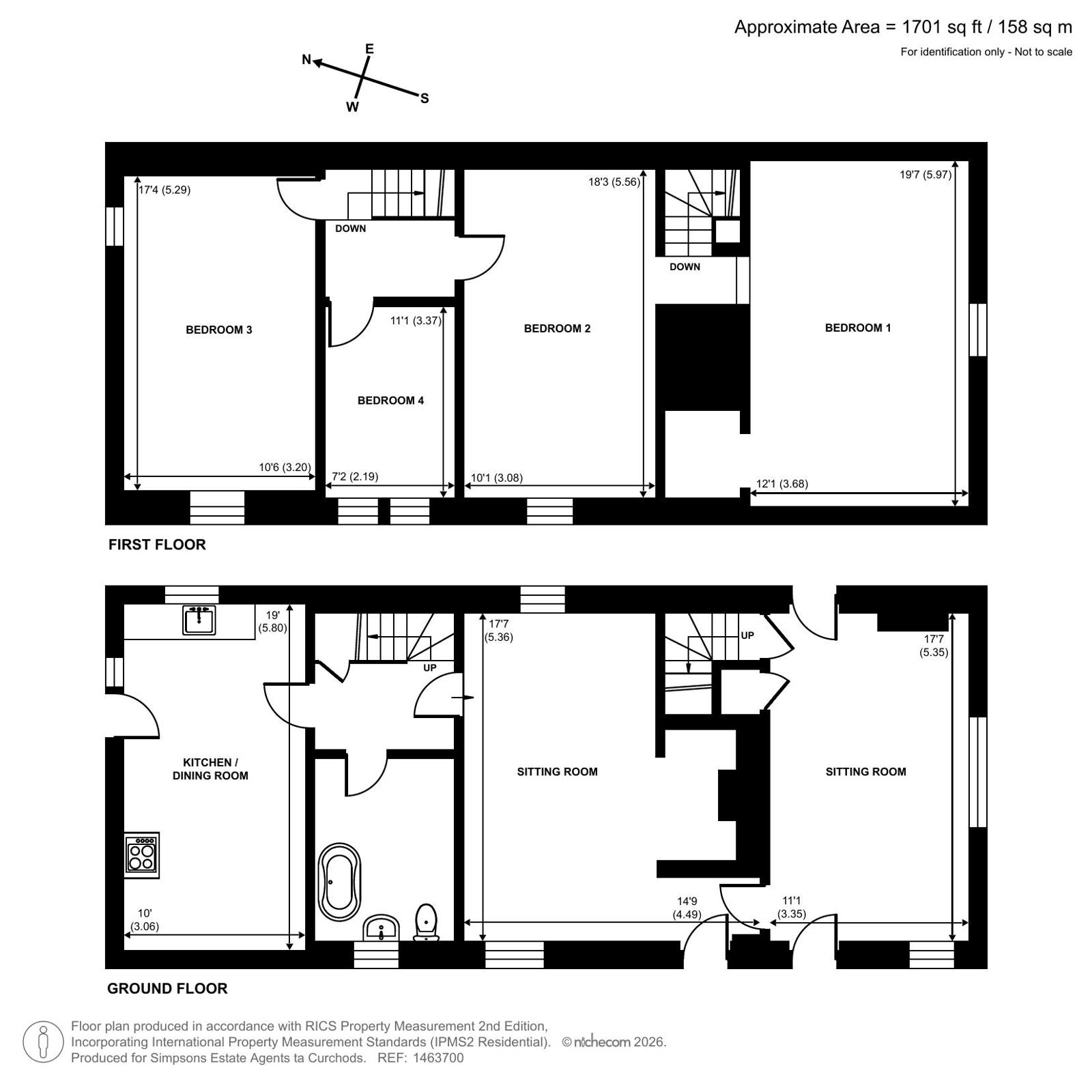 Half Moon Cottage, 2, Little Bookham Street, Leatherhead floorplan