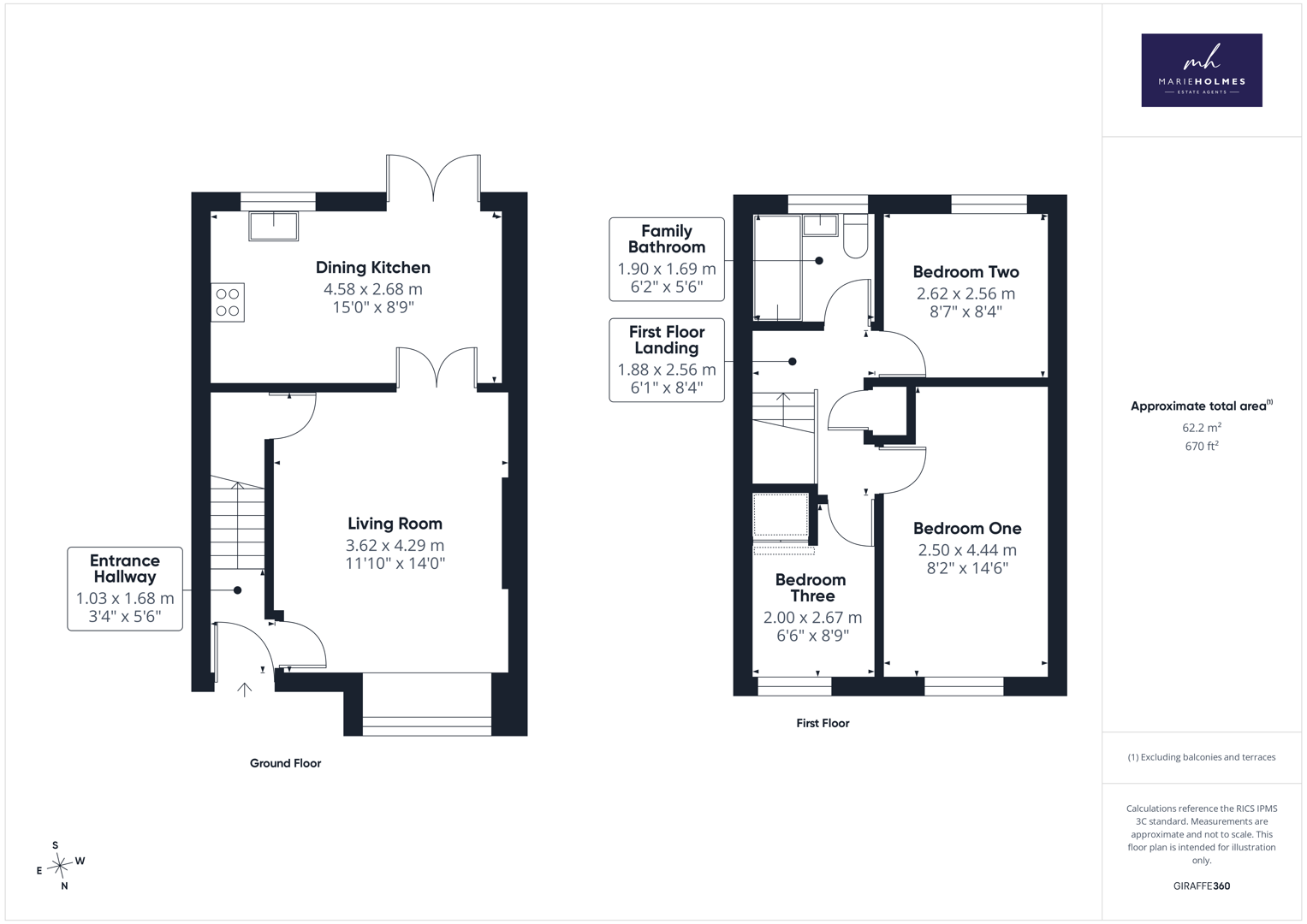 45, Fryer Close, Preston floorplan