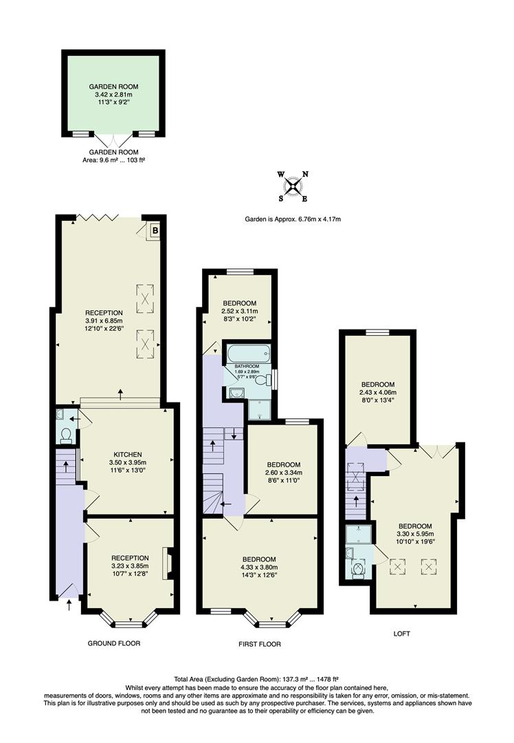 23, Blenheim Road, Walthamstow floorplan