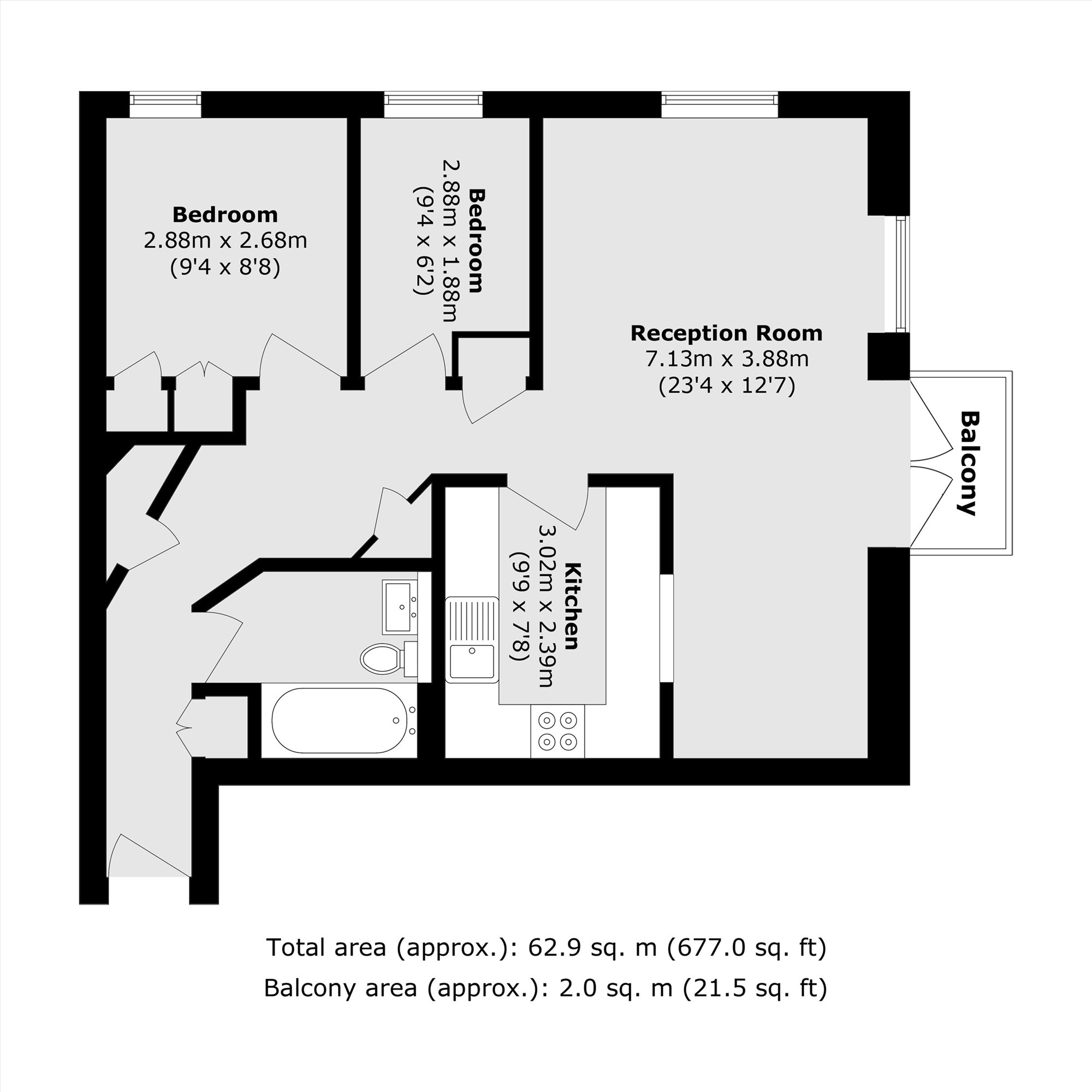 11, Natalie Mews, Twickenham floorplan