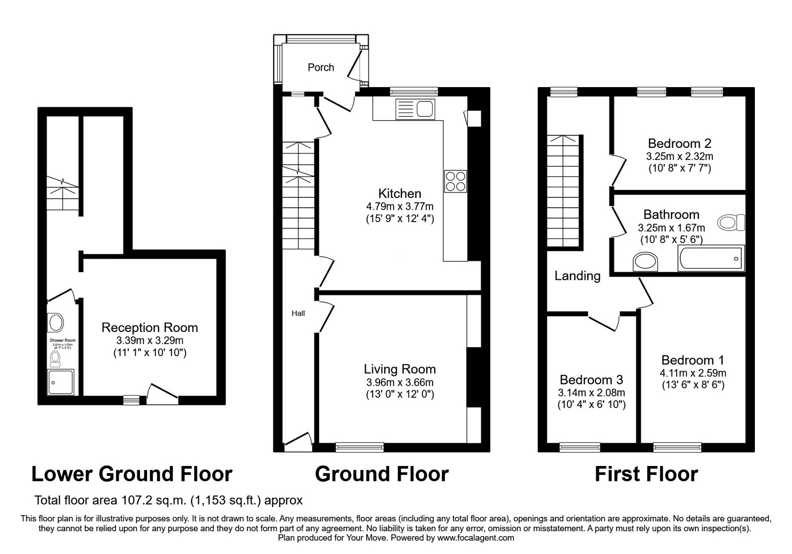Mount View, Keighley floorplan