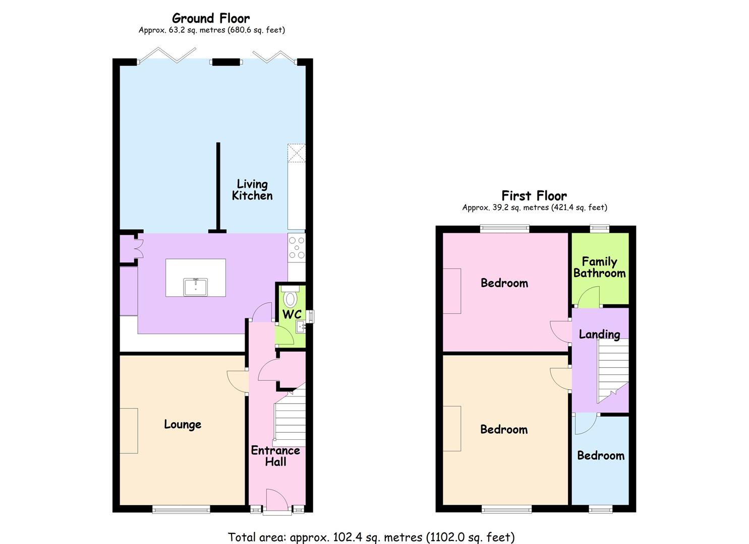 3 bed semidetached house for sale in Sapcote Road, Burbage, Hinckley