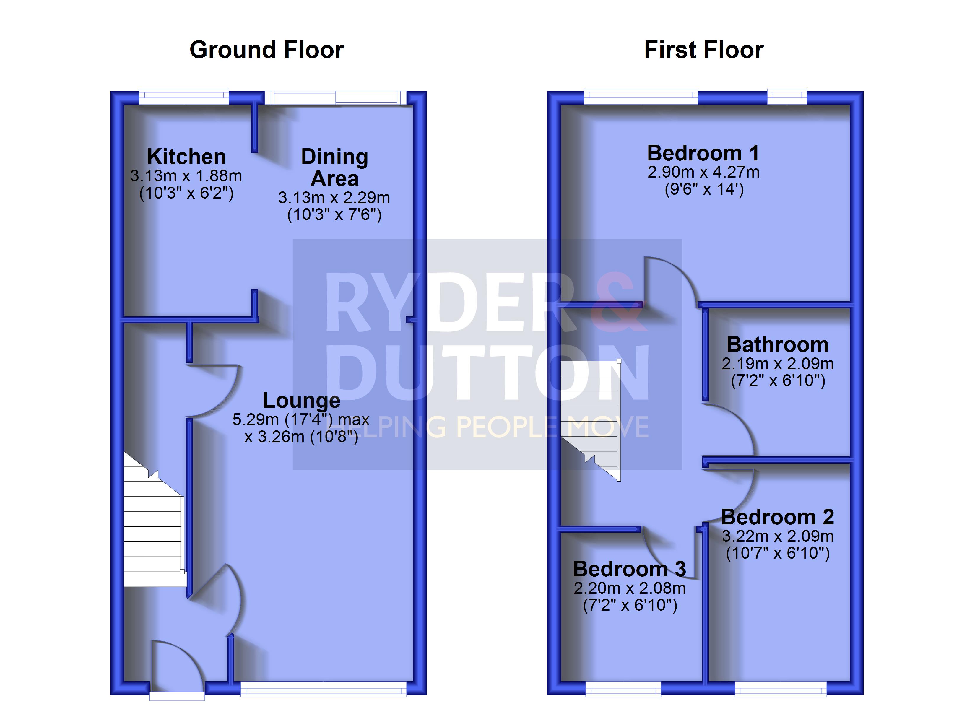 3, Old School Drive, Manchester floorplan