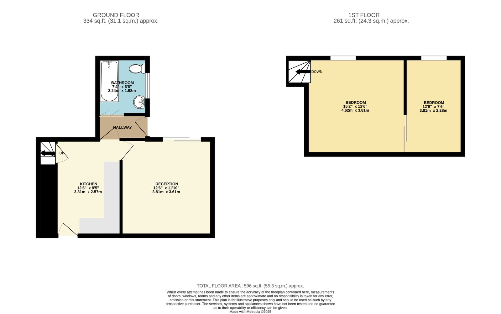 2, Hafod Fan Terrace, Abertillery floorplan
