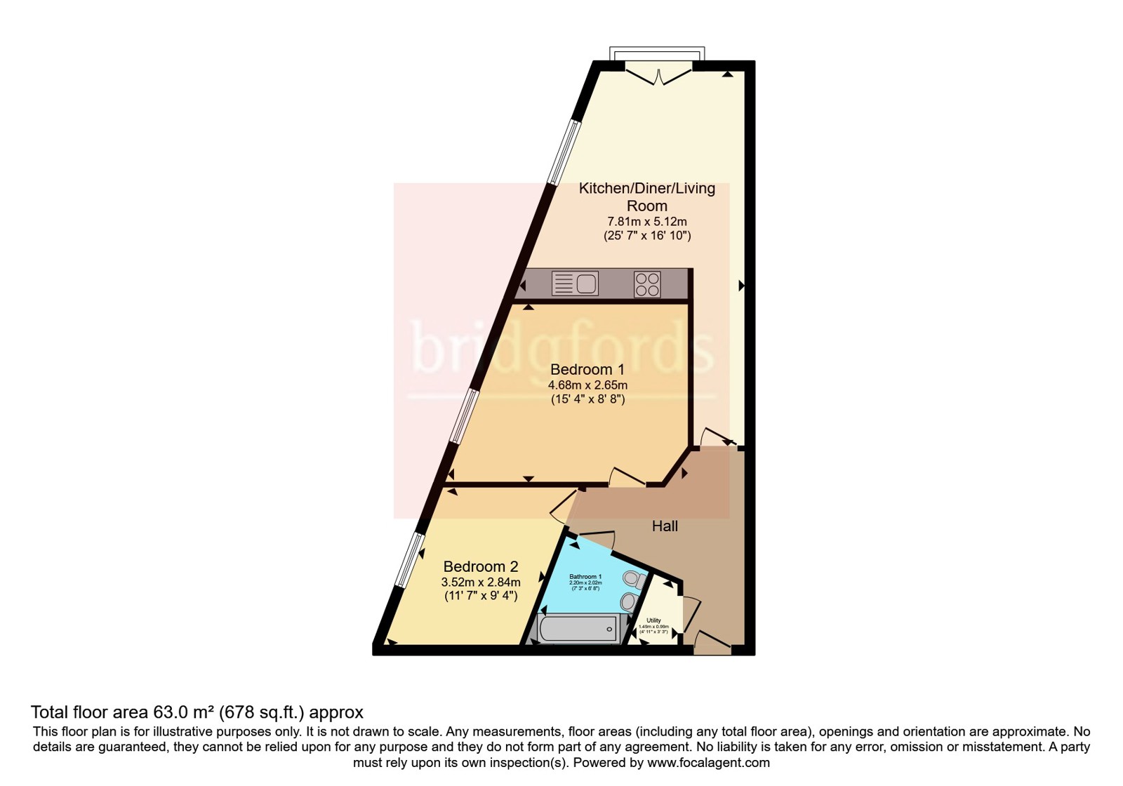 22, Delta Point, Salford floorplan