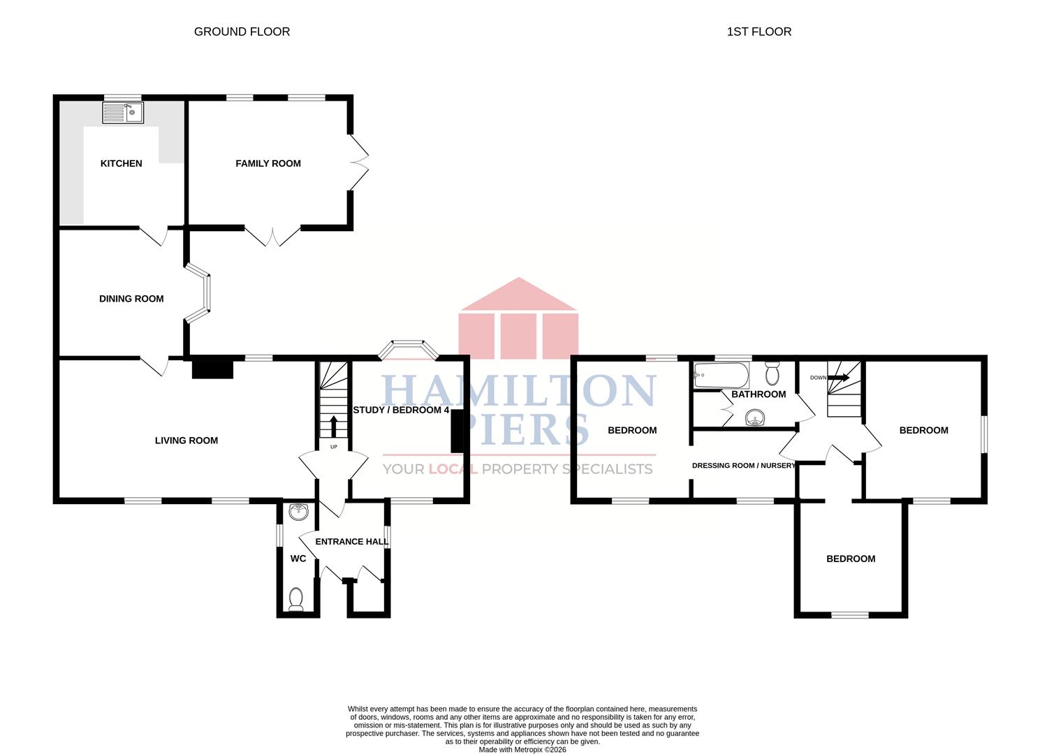 Shrub Cottage, The Green, Chelmsford floorplan