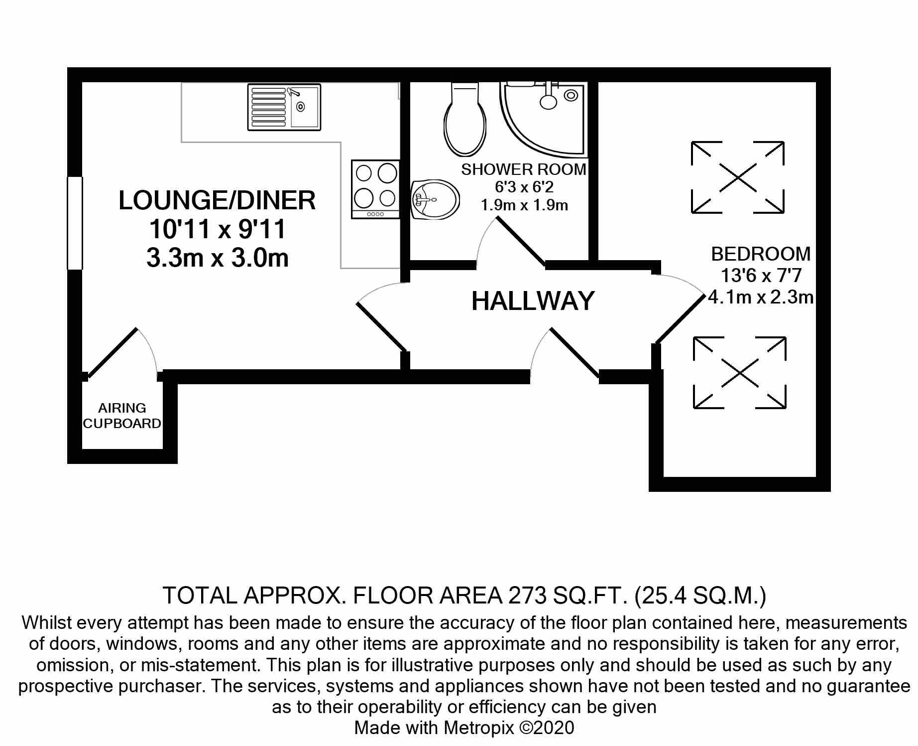 4, Cinderford Apartments, Southmead floorplan
