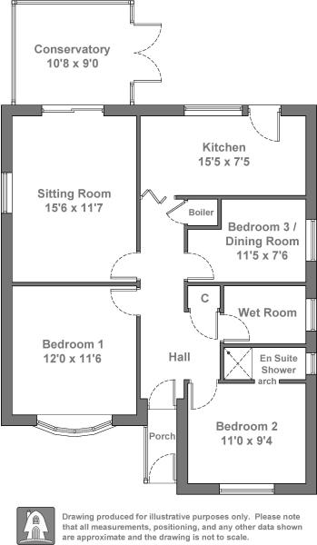 11, Holly Grove, Crewkerne floorplan