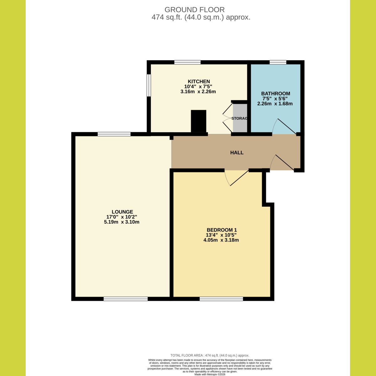 58, Leecon Way, Rochford floorplan