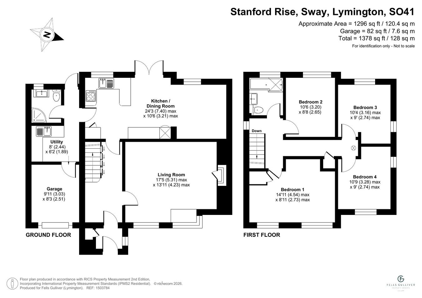 3, Stanford Rise, Lymington floorplan