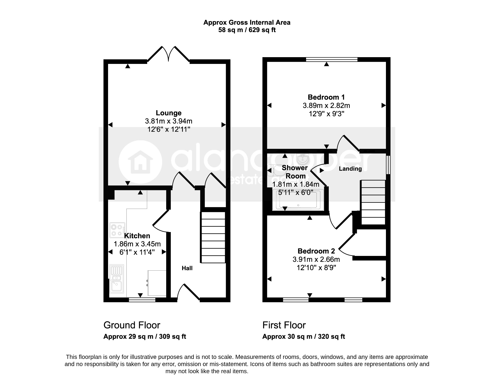 31 Penshurst Way, Nuneaton, Warwickshire floorplan