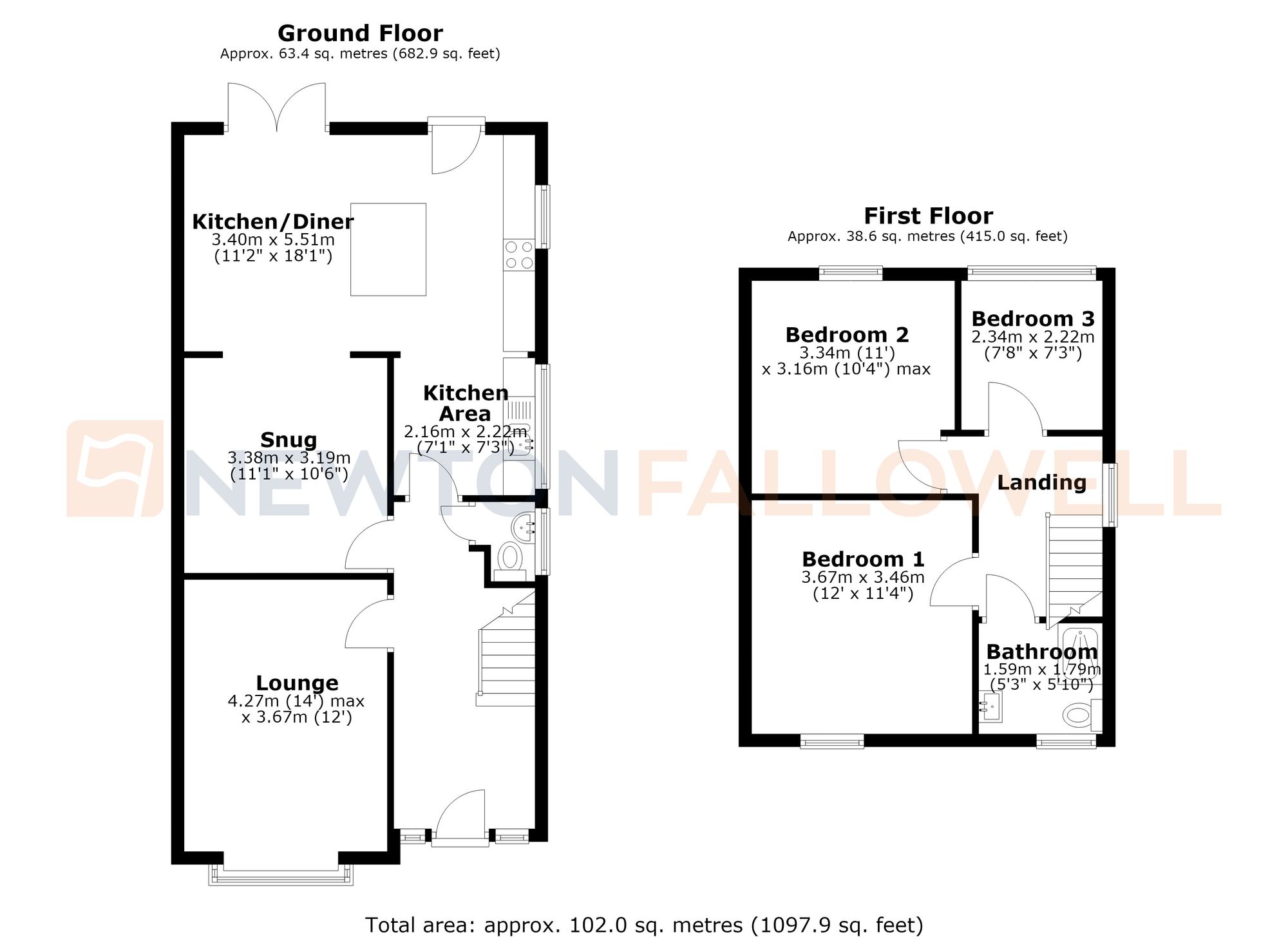 2 Cottam Road, Retford floorplan