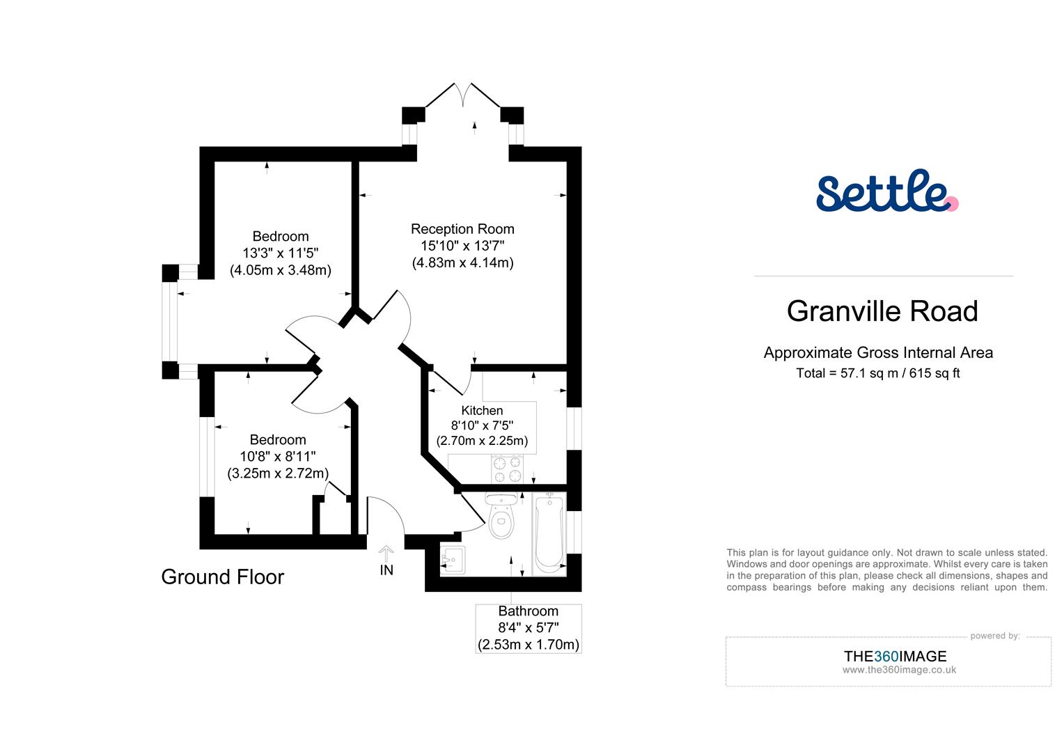 Granville Road, London floorplan