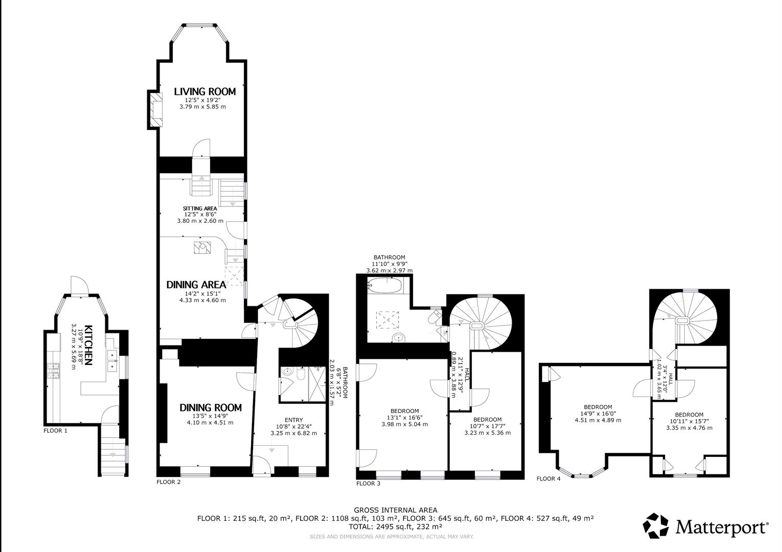 70, High Street, Newburgh floorplan