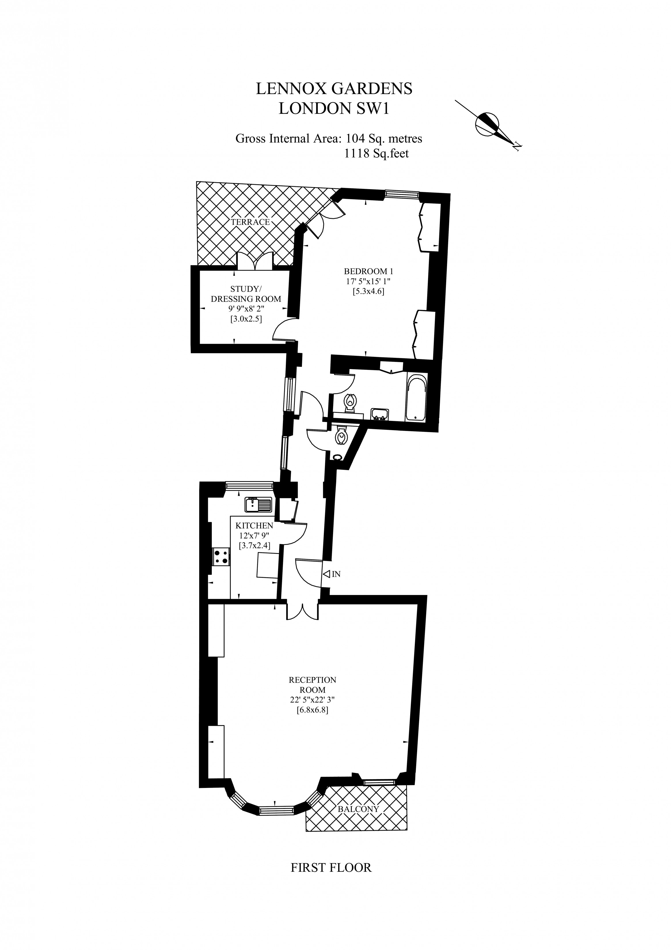 1 Bedrooms  to rent in Lennox Gardens, London SW1X