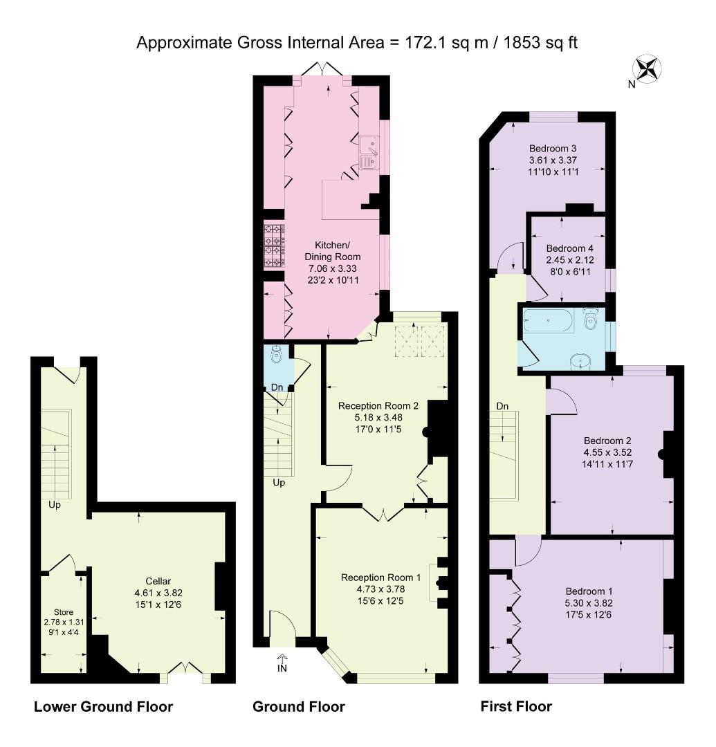12, Folly Lane, Manchester floorplan