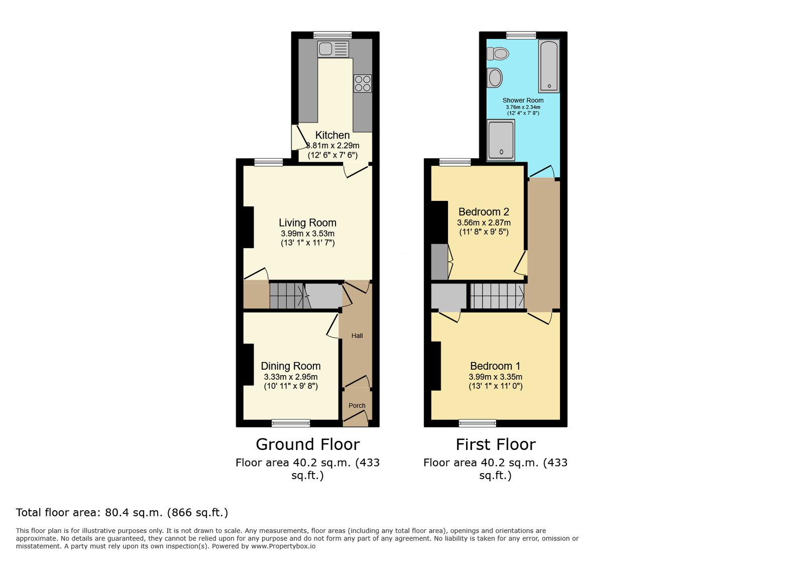 8, Grace Street, Carlisle floorplan