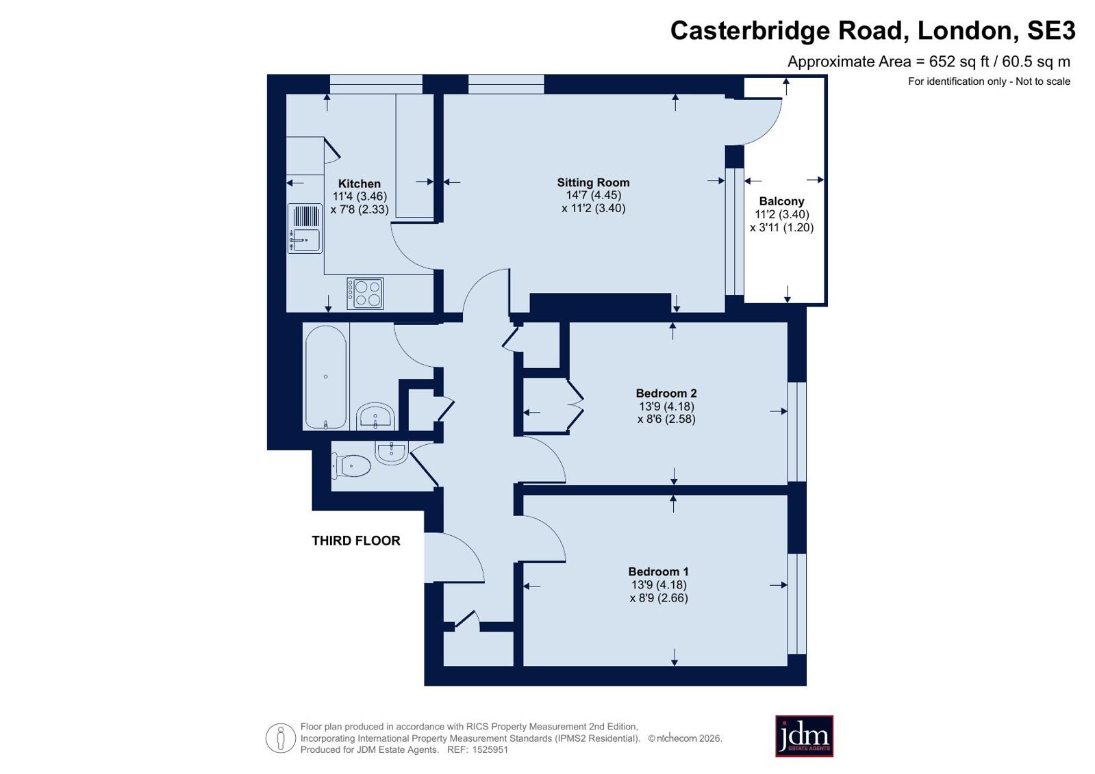 230, Casterbridge Road, London floorplan