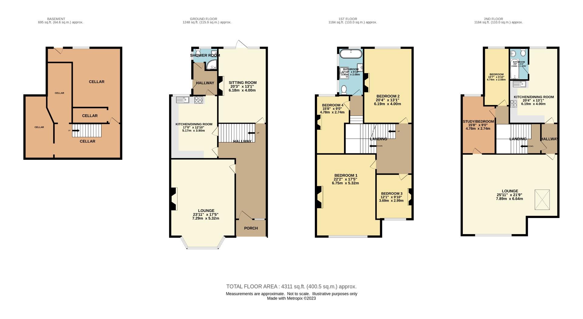 8, Whalley Road, Manchester floorplan