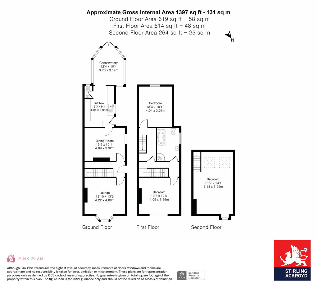 57, St. Judes Road, Egham floorplan
