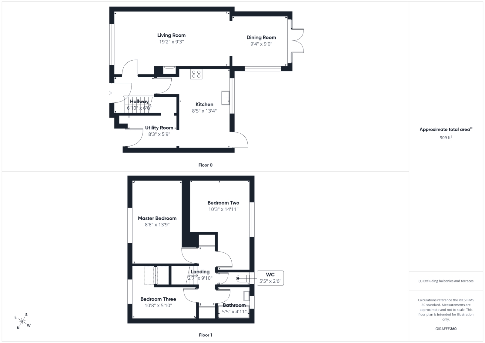 3, Keates Green, Bracknell floorplan