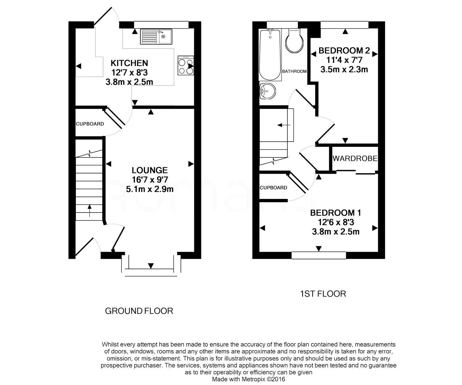 40, Constable Close, Reading floorplan