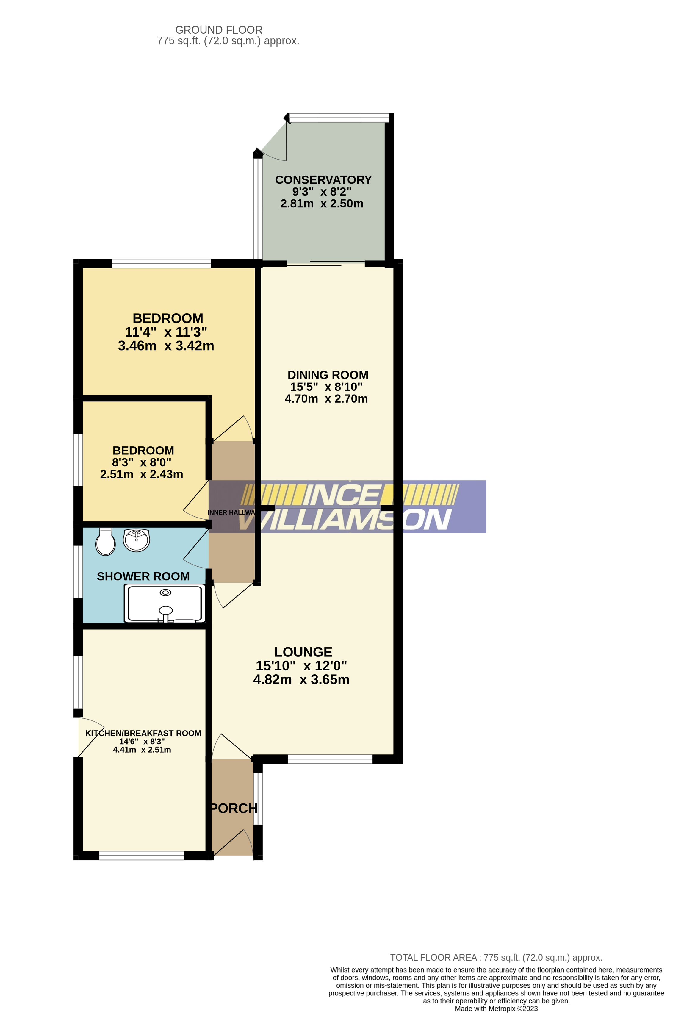 Chestnut Avenue, Euxton, Chorley PR7, 2 bedroom semidetached bungalow