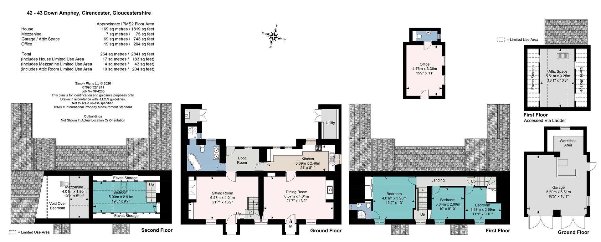 Lamb House, 42-43, Down Ampney, Cirencester floorplan