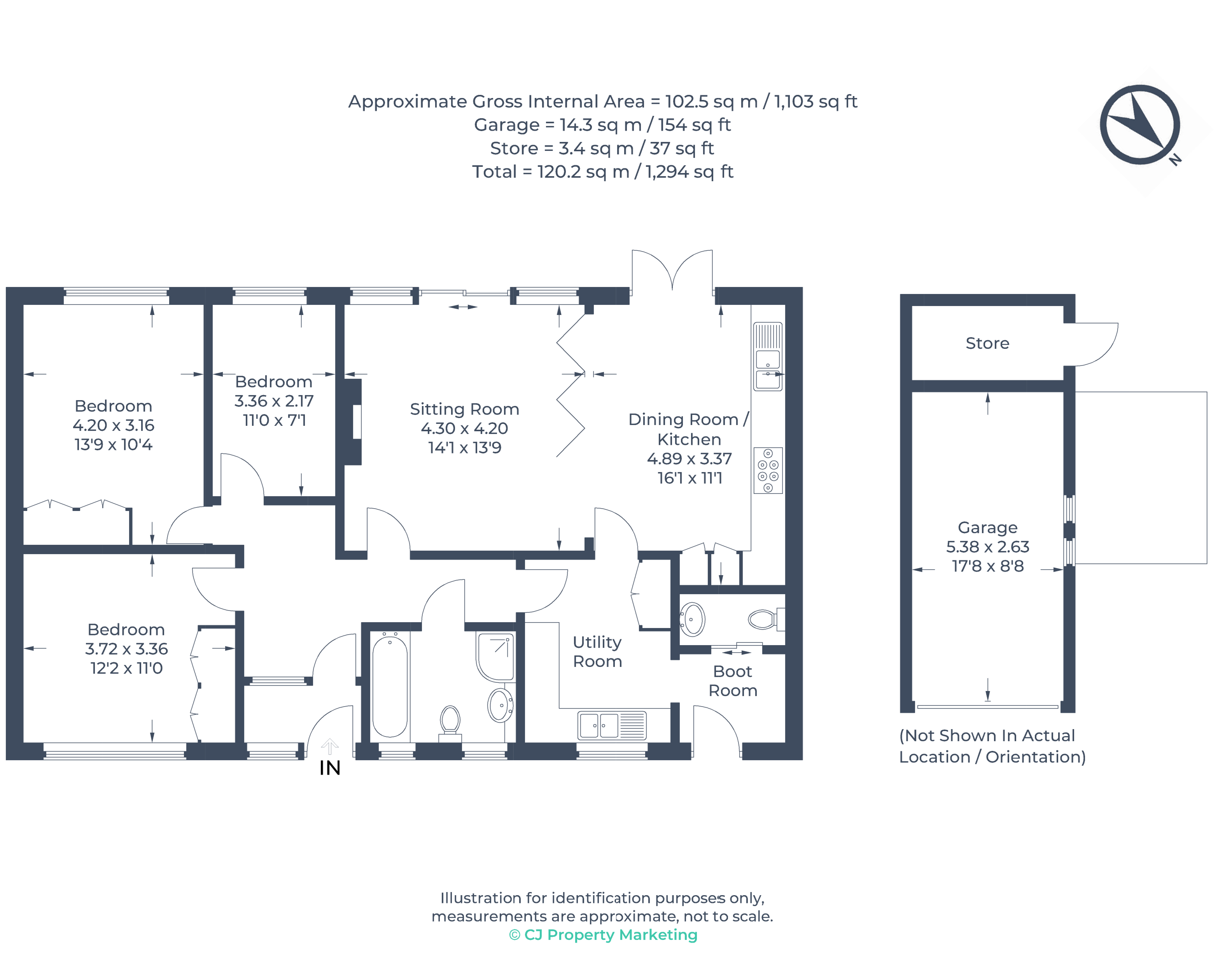 22, The Warren, Chesham floorplan