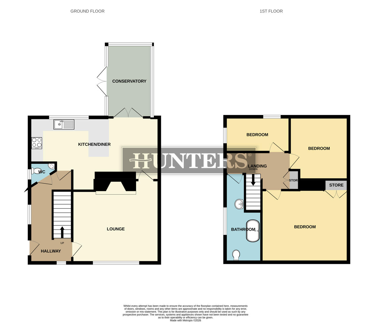 64, Green Lane, Oldham floorplan