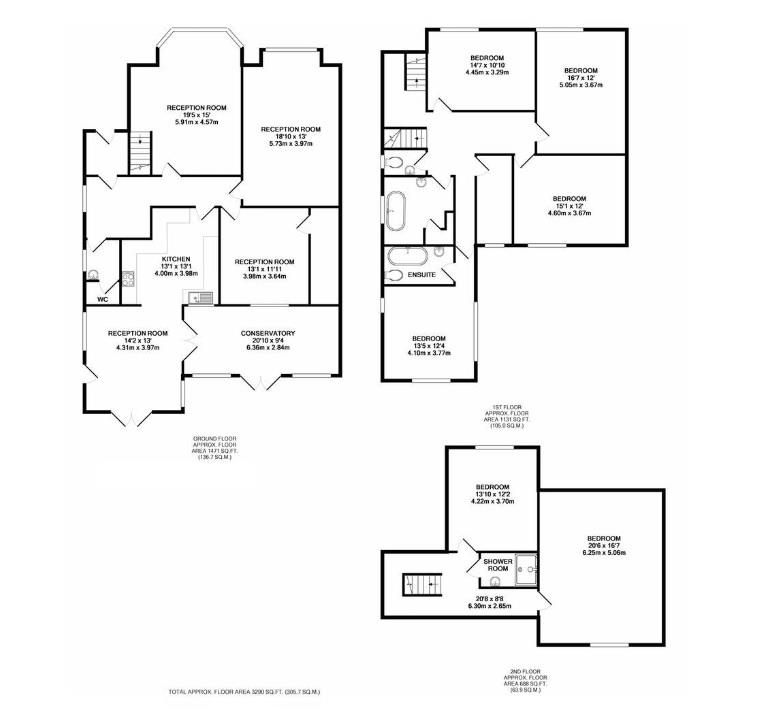 6 bed semidetached house for sale in Caverswall Road, Blythe Bridge