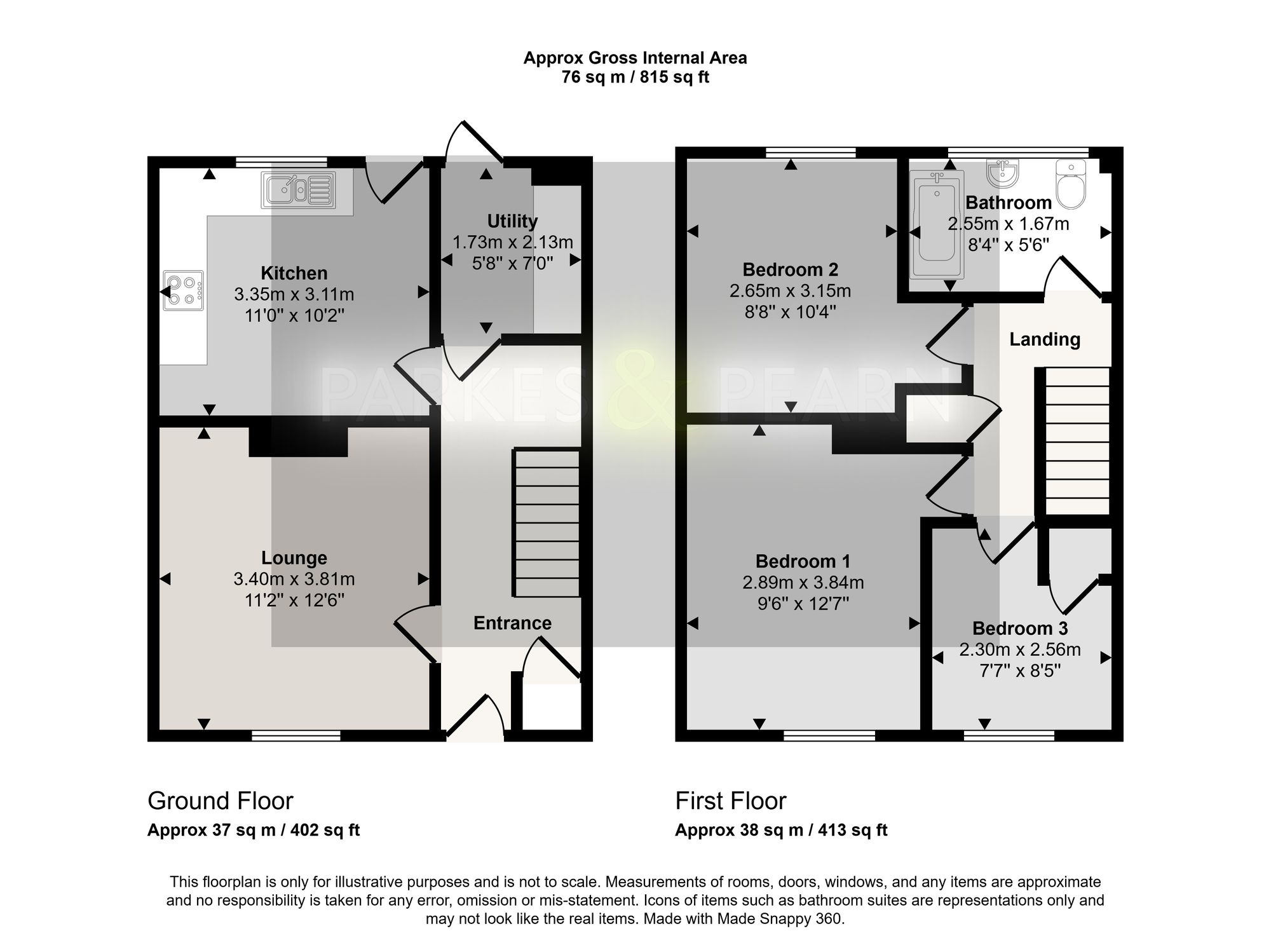 24 Pengover Park, Liskeard floorplan