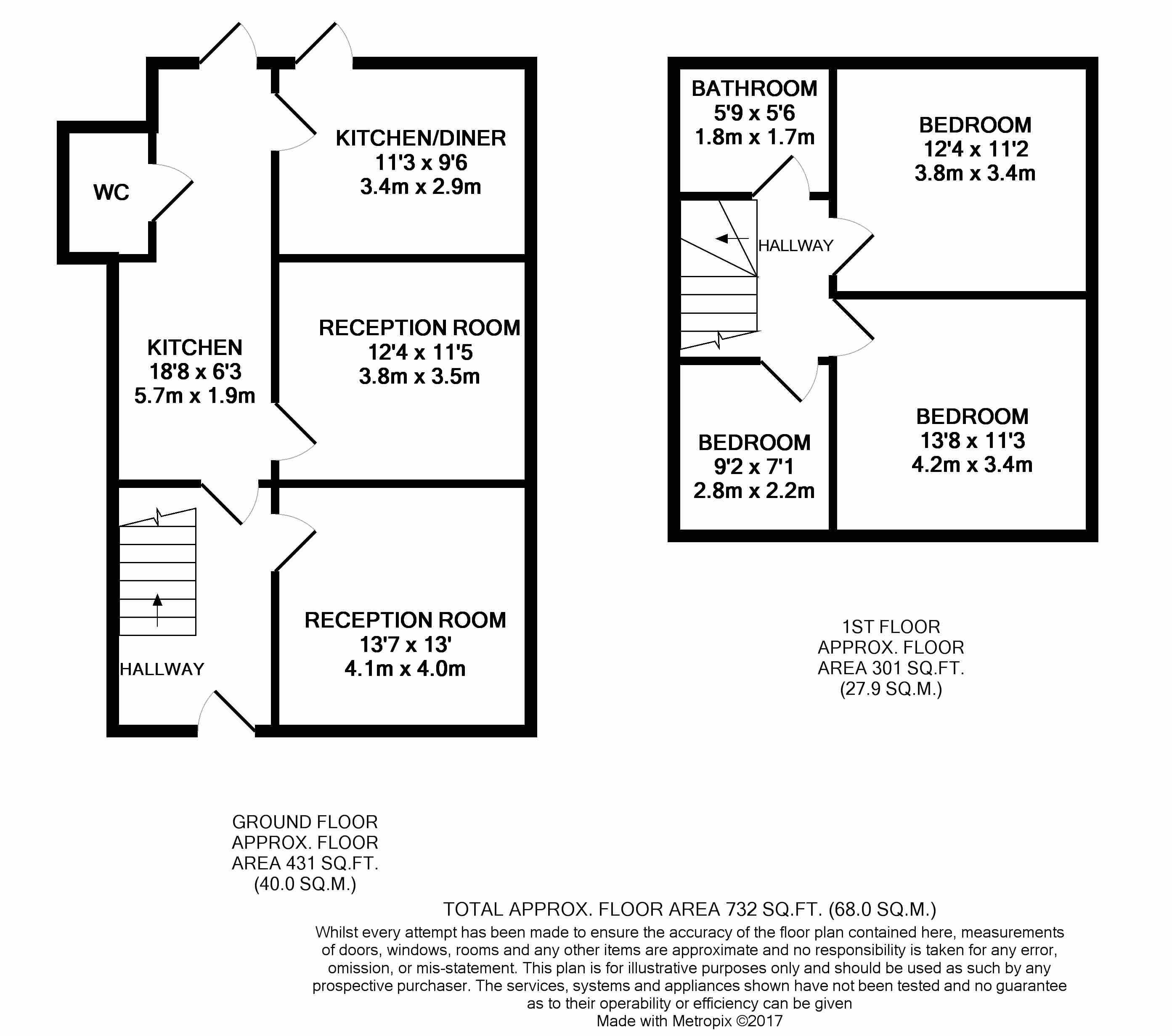 209, Western Road, Southall floorplan