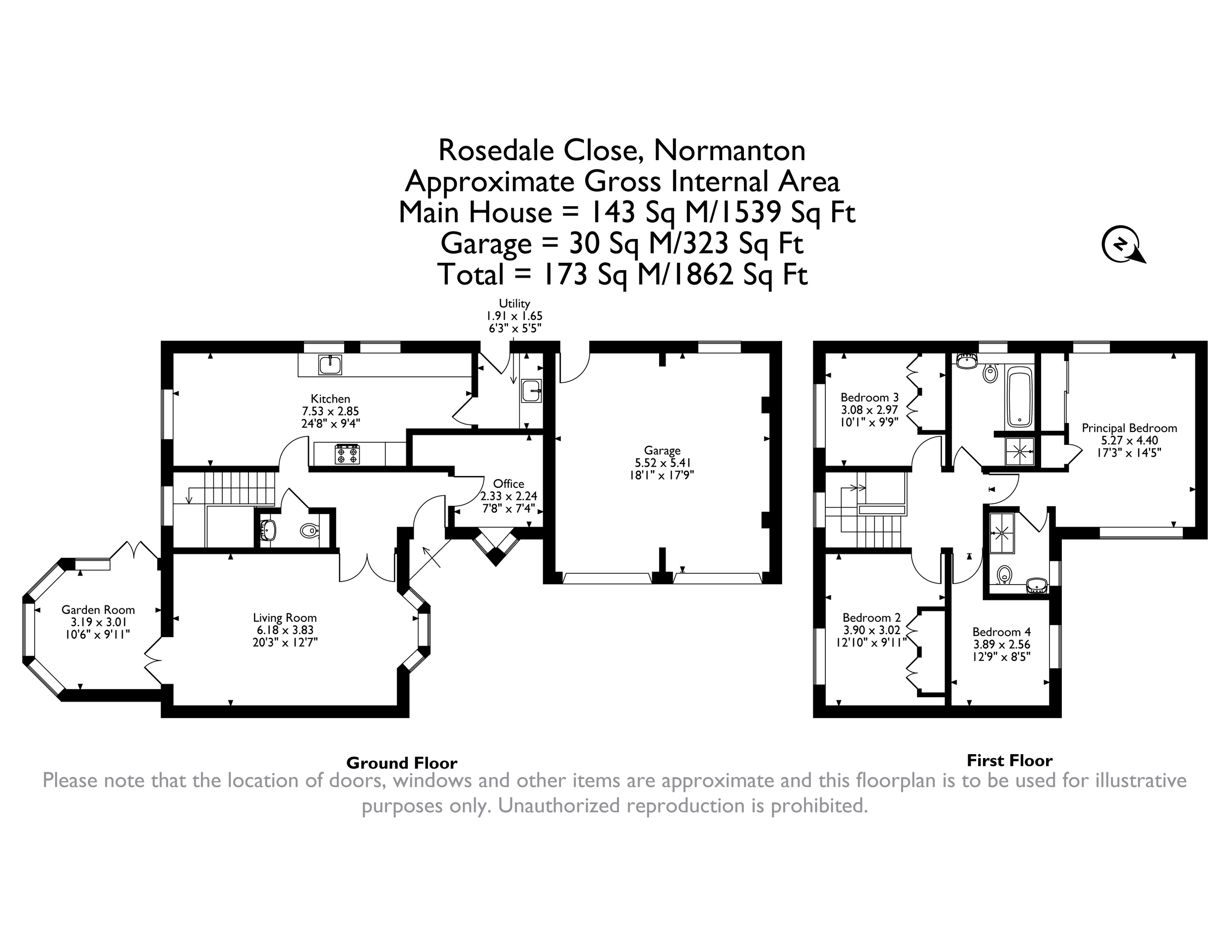 2 Rosedale Close, Normanton floorplan