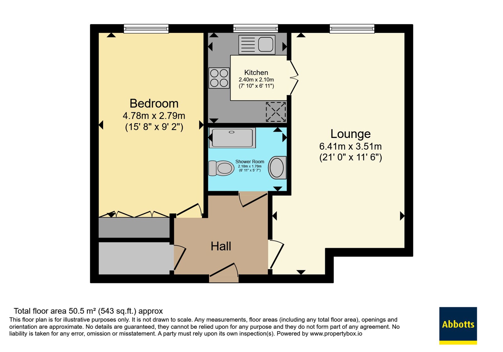 Flat 26, Ormond House,, Roche Close, Essex floorplan