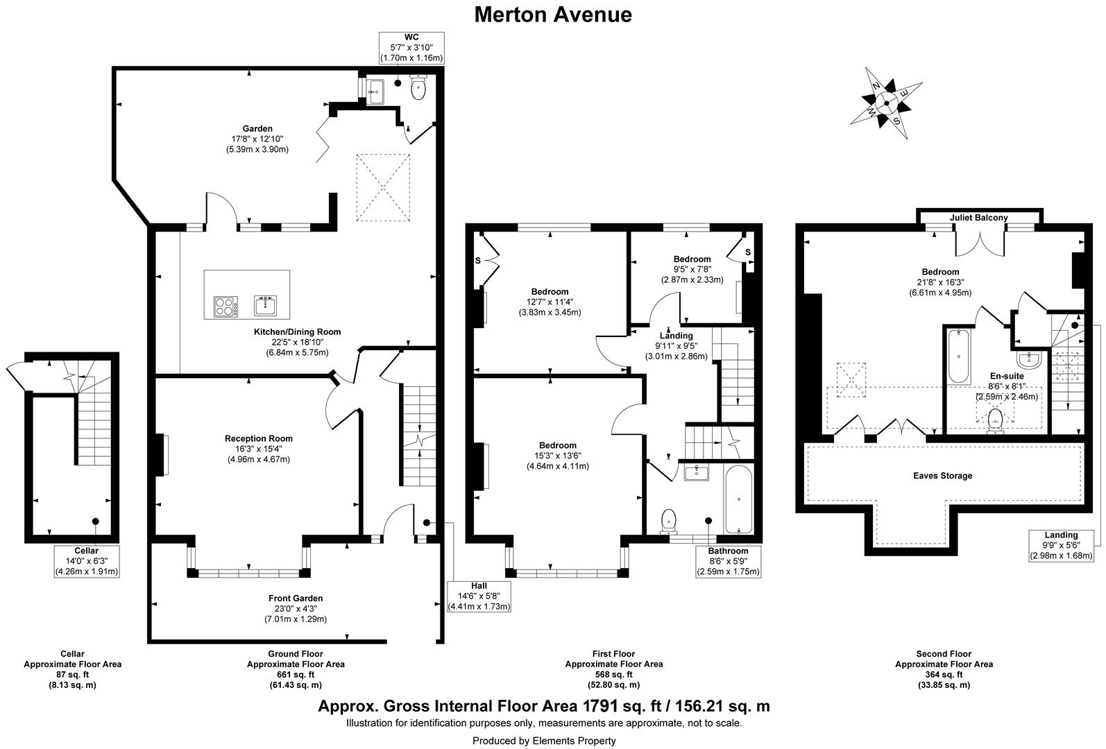17, Merton Avenue, London floorplan