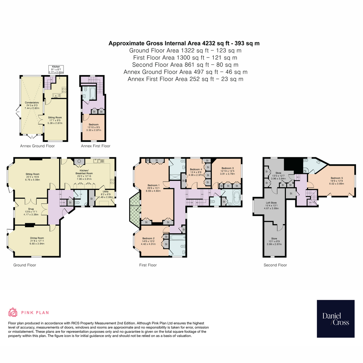 Flat KT20 6ET, Forest Lodge, Waterhouse Lane, Kingswood floorplan