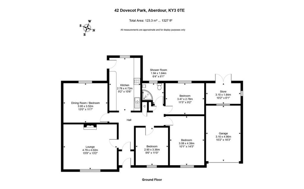 42, Dovecot Park, Aberdour floorplan