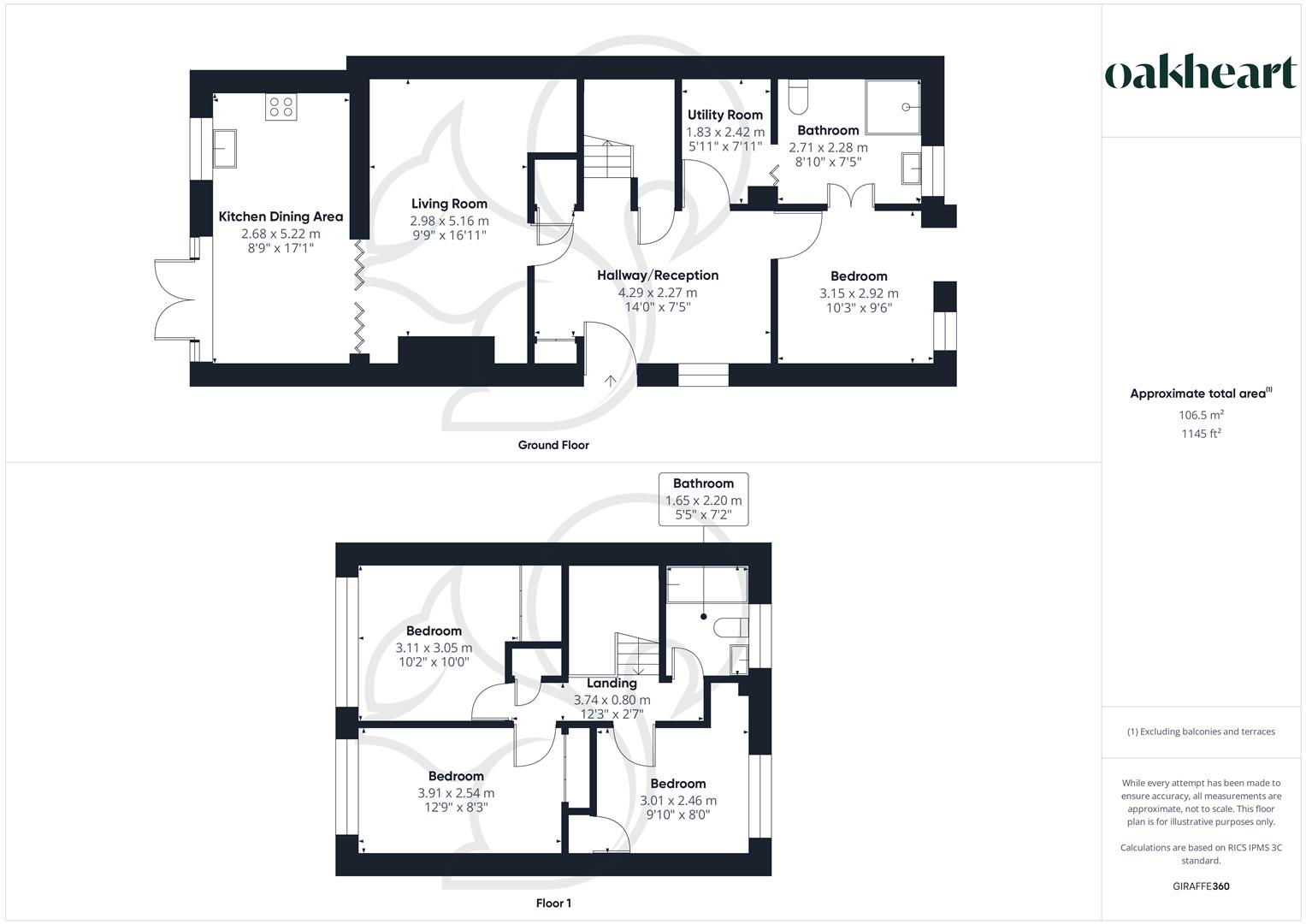 84, Old Forge Road, Colchester floorplan