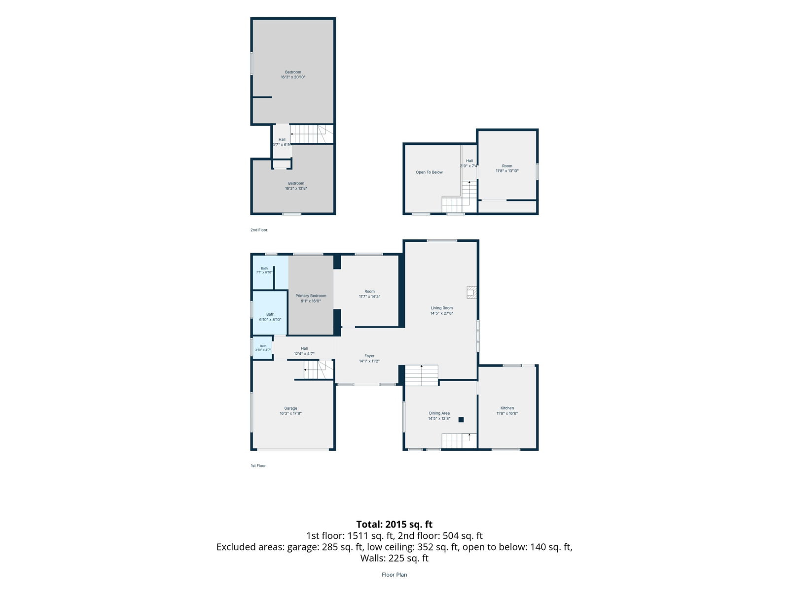 Yew Tree Barn, 94, Elmers Green, Skelmersdale floorplan