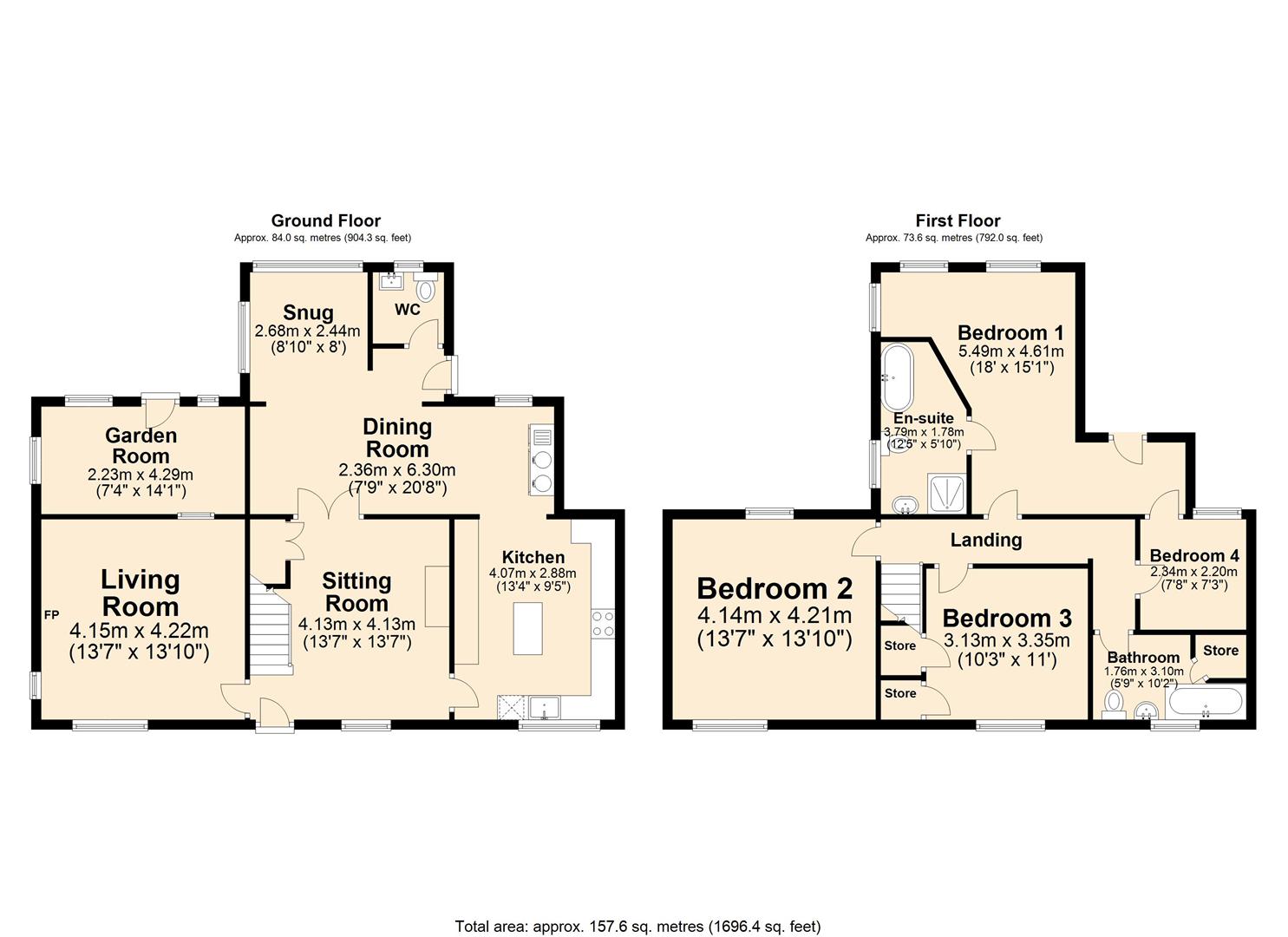 The Cottage, Matlock Road, Chesterfield floorplan
