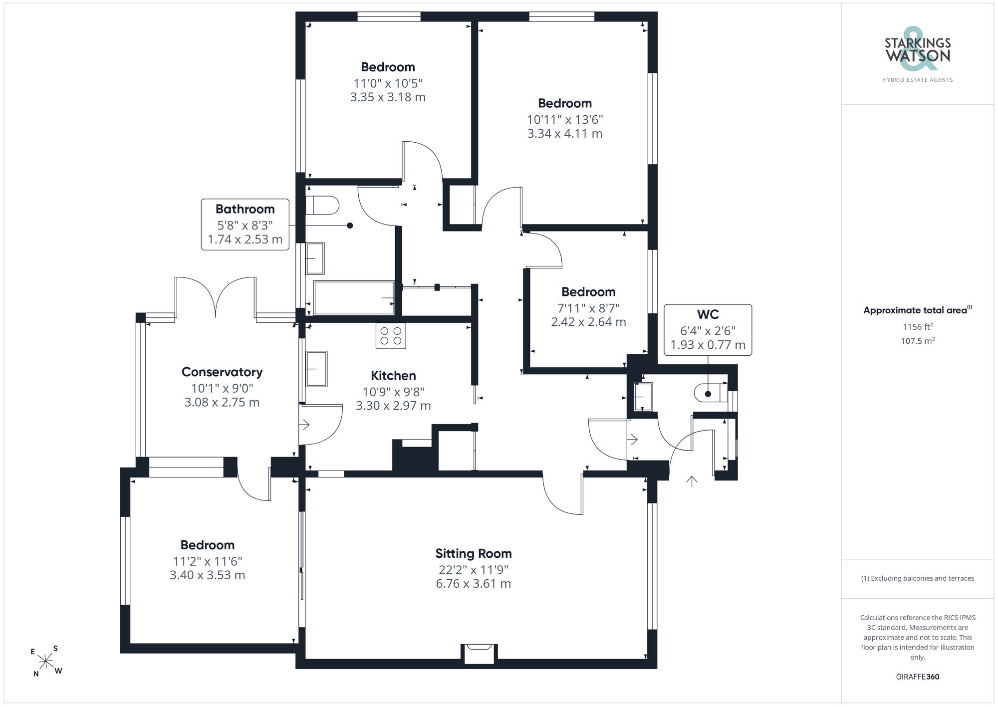 3 Eastlands, Eye floorplan
