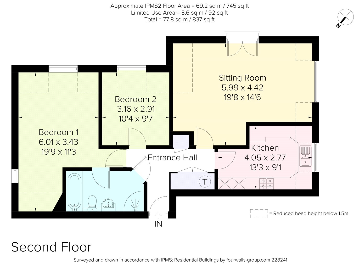 2 Bedrooms Flat for sale in Ashdown Place, 66 Stanstead Road, Caterham, Surrey CR3