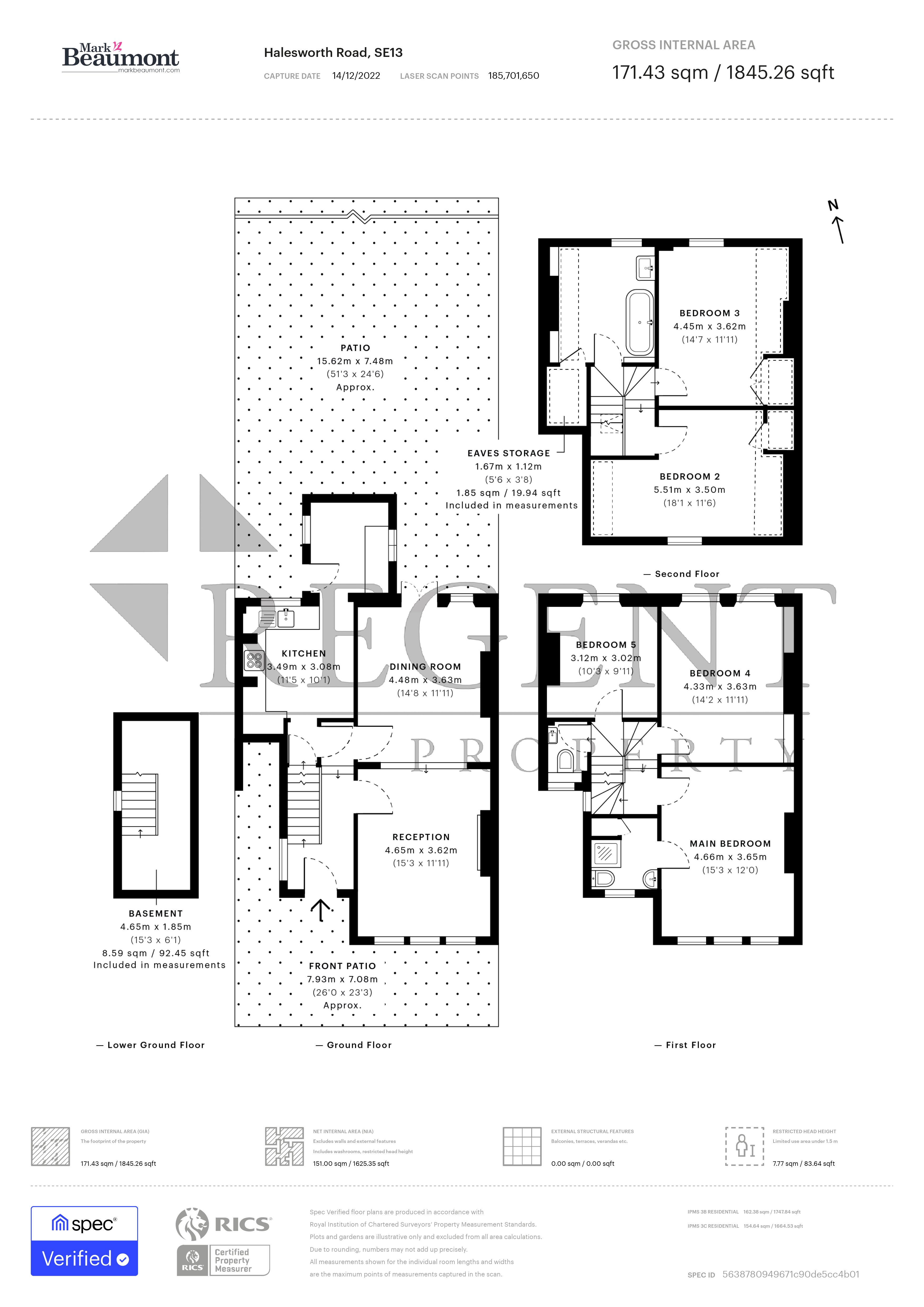 Halesworth Road, Lewisham, London SE13, 5 bedroom terraced house for